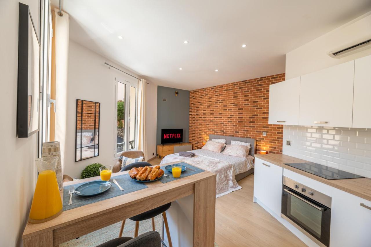 Grand Studio Climatise Tres Proche Monaco Beausoleil Exteriér fotografie